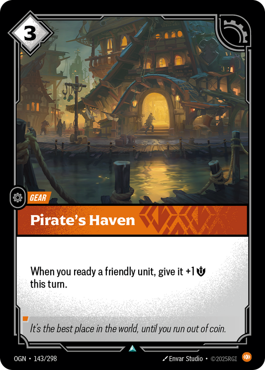 Pirate's Haven (Gear) (OGN-143/298) (Uncommon)