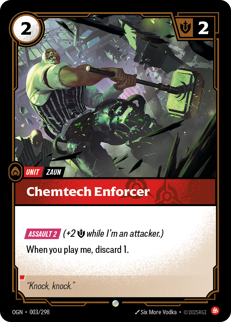 Chemtech Enforcer (Unit) (OGN-003/298) (Common)