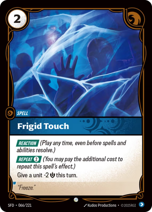 Frigid Touch (Spell) (SFD-066/221) (Common)