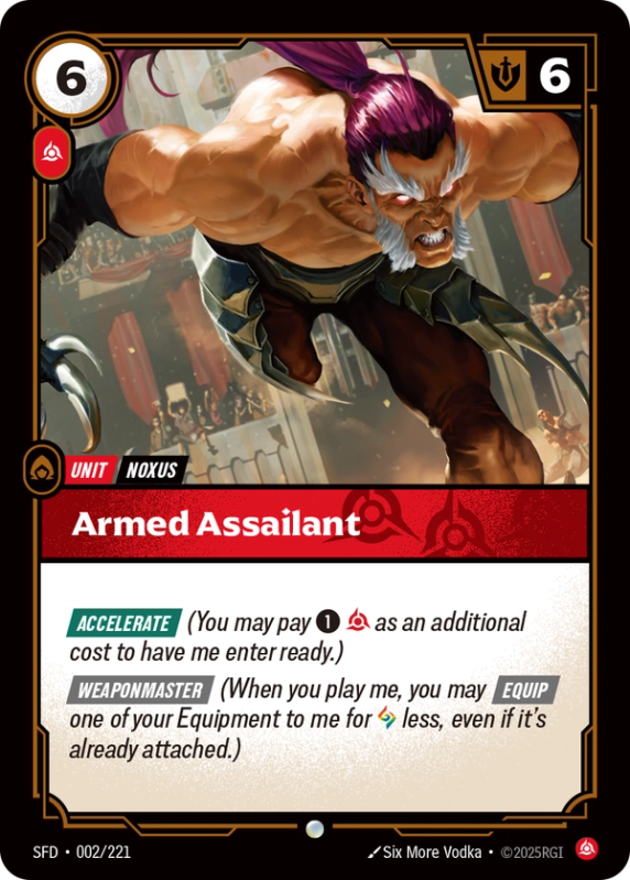 Armed Assailant (Unit) (SFD-002/221) (Common)