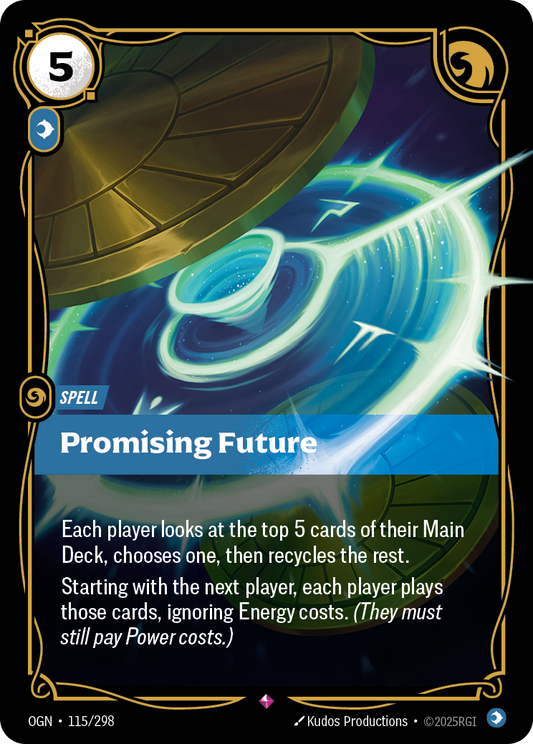 Promising Future (Spell) (OGN-115/298) (Rare)