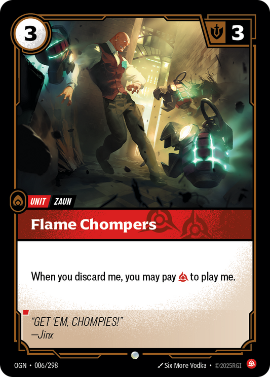 Flame Chompers (Unit) (OGN-006/298) (Common)