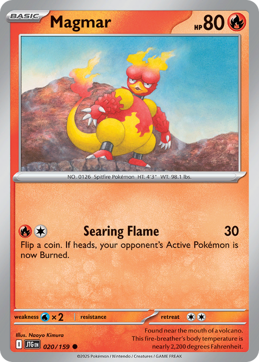 Magmar (Basic Pokémon) (JTG-020/159) (Common)