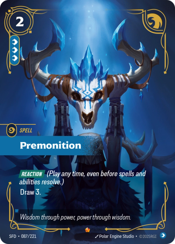 Premonition (Spell) (SFD-087/221) (Epic)