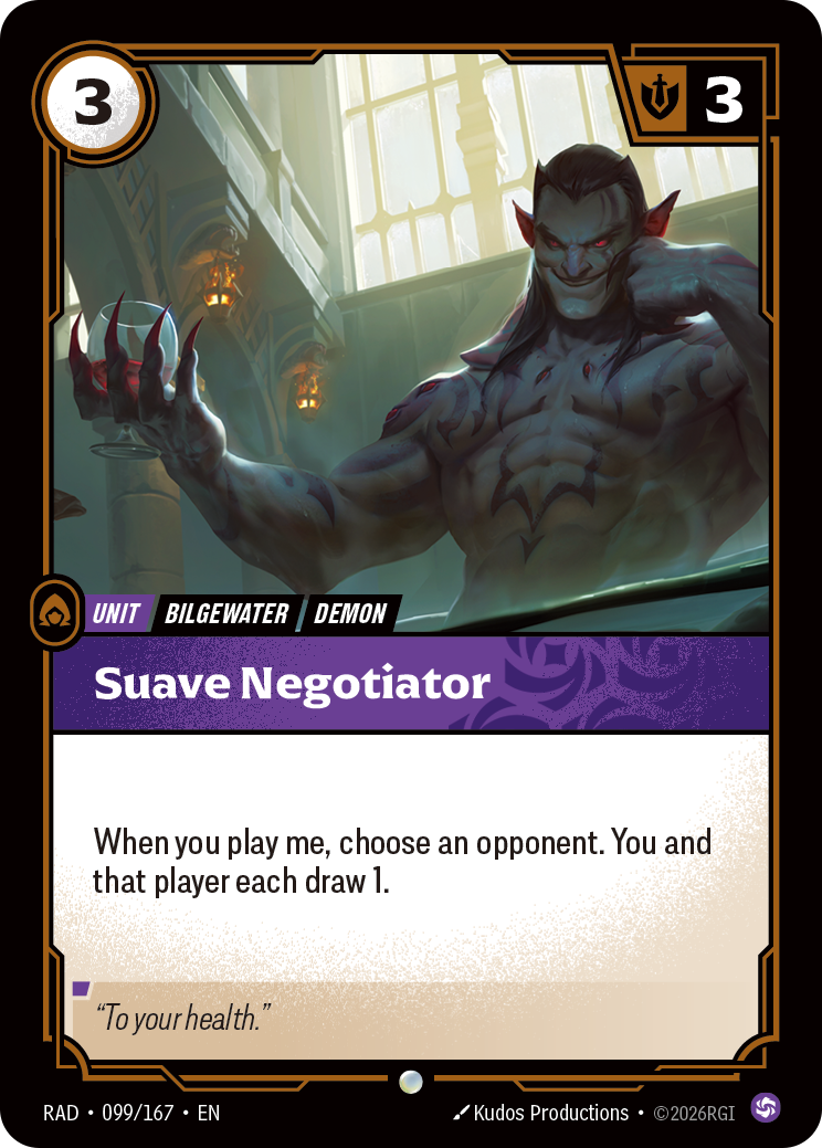 Suave Negotiator (Unit) (RAD-099/167) (Common)
