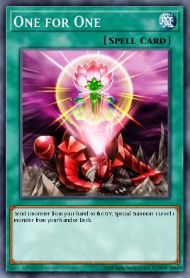 One for One (SPELL) (RA03-EN056) (SR/UR/SE/UL/PS/CR/QCSE)