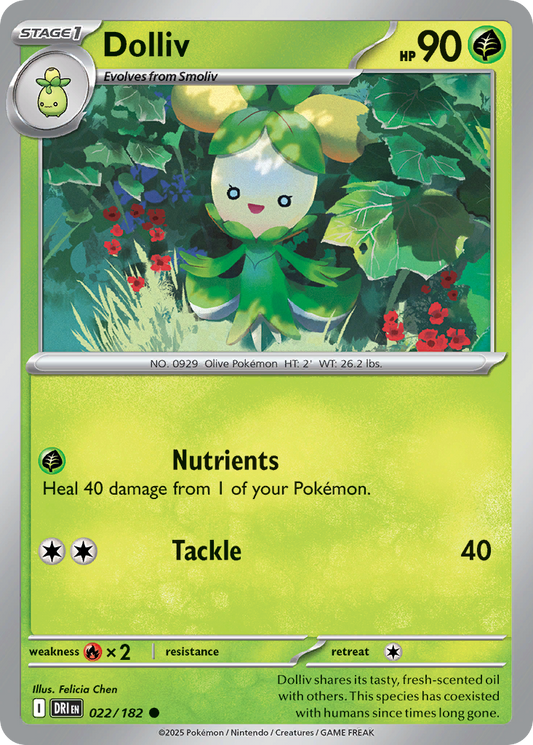 Dolliv (Stage 1 Pokémon) (DRI-022/182) (Common)