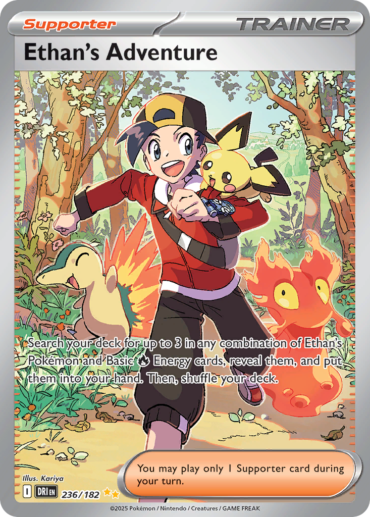 Ethan's Adventure (Supporter) (DRI-236/182) (Special Illustration Rare)