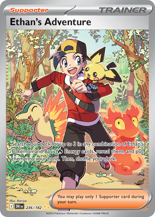 Ethan's Adventure (Supporter) (DRI-236/182) (Special Illustration Rare)