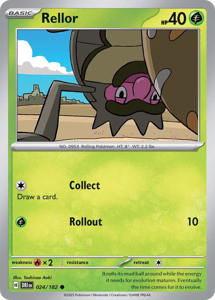 Rellor (Basic Pokémon) (DRI-024/182) (Common)