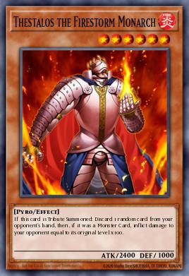 Thestalos the Firestorm Monarch (MONSTER) (RA03-EN143) (PS/QCSE)