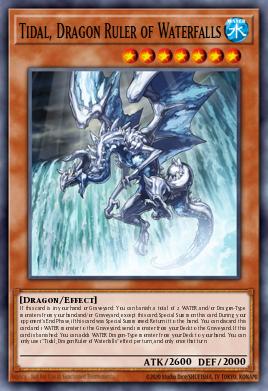 Tidal, Dragon Ruler of Waterfalls (MONSTER) (RA03-EN009) (SR/UR/SE/UL/PS/CR/QCSE)