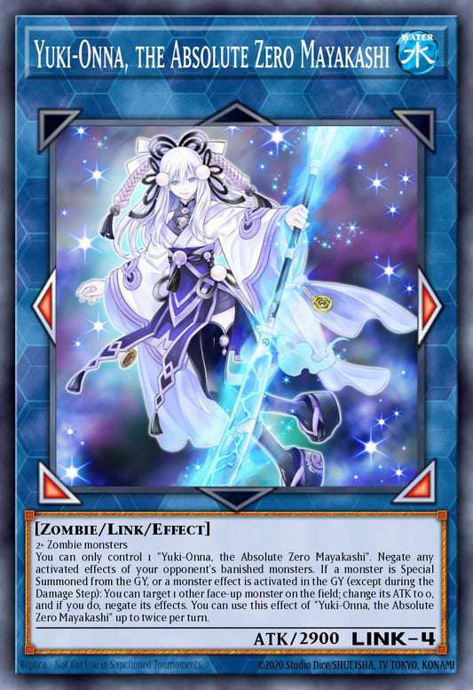 Yuki-Onna, the Absolute Zero Mayakashi (MONSTER) (RA05-EN057) (SR/UR/SE/UL/PS/CR/STAR)