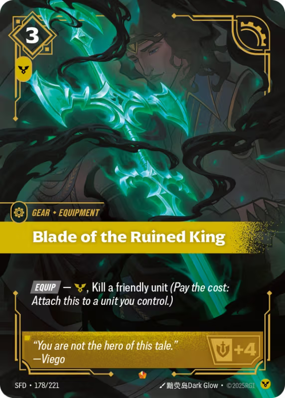 Blade of the Ruined King (Gear) (SFD-178/221) (Epic)
