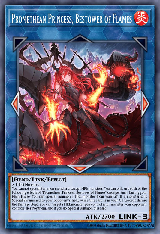 Promethean Princess, Bestower of Flames (MONSTER) (RA05-EN107) (UR/STAR)