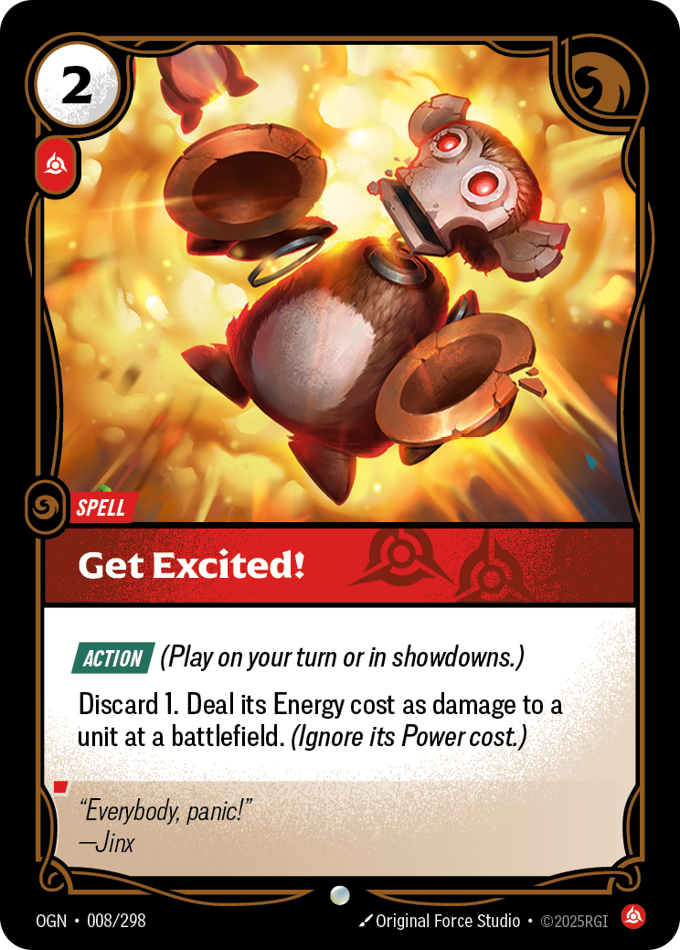 Get Excited! (Spell) (OGN-008/298) (Common)