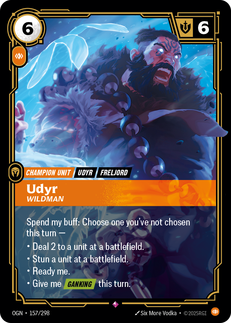 Udyr, Wildman (Champion Unit) (OGN-157/298) (Rare)