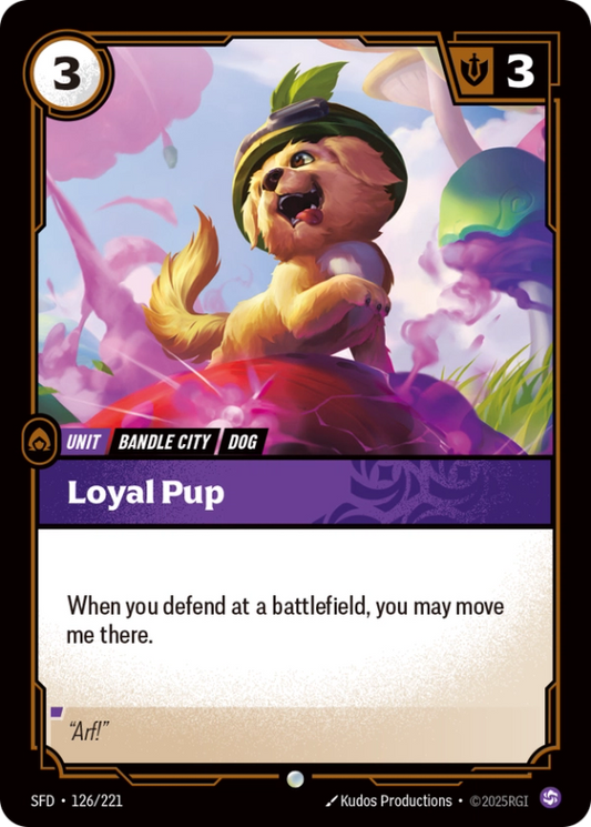Loyal Pup (Unit) (SFD-126/221) (Common)