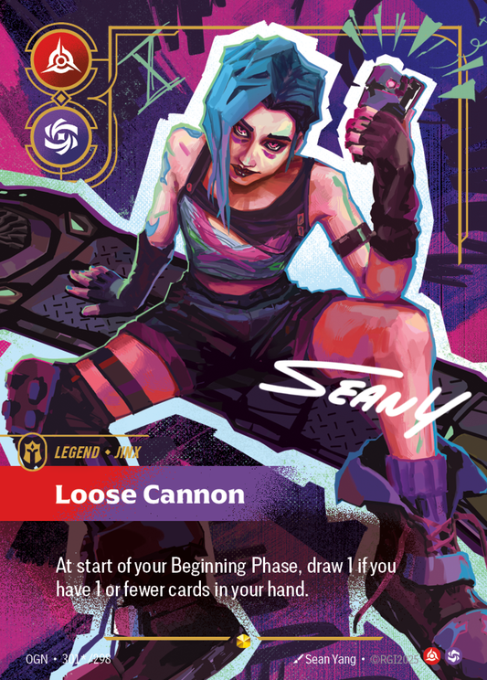 Loose Cannon (Legend) (OGN-301*/298) (Showcase)