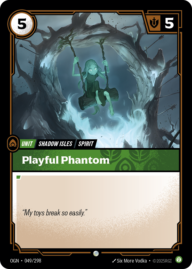 Playful Phantom (Unit) (OGN-049/298) (Common)