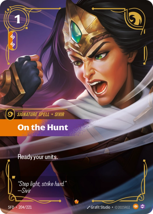 On the Hunt (Signature Spell) (SFD-204/221) (Epic)