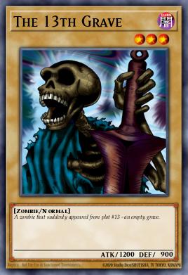 The 13th Grave (MONSTER) (LOB-EN014) (COMMON)