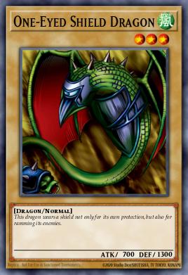 One-Eyed Shield Dragon (MONSTER) (LOB-EN087) (COMMON)