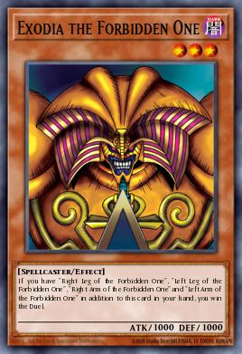 Exodia the Forbidden One (MONSTER) (LOB-EN124) (ULTRA RARE)