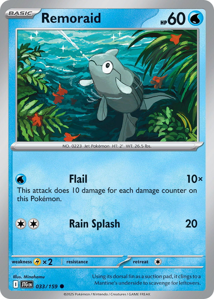 Remoraid (Basic Pokémon) (JTG-033/159) (Common)