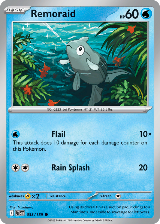 Remoraid (Basic Pokémon) (JTG-033/159) (Common)