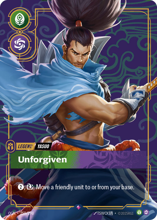 Unforgiven (Legend) (OGN-259/298) (Rare)