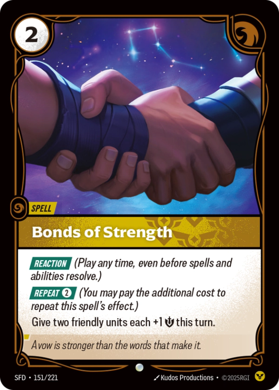 Bonds of Strength (Spell) (SFD-151/221) (Common)
