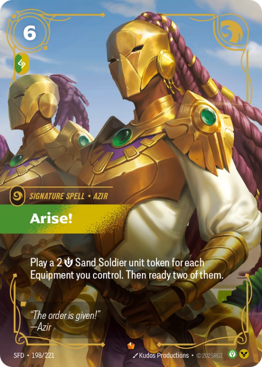Arise! (Signature Spell) (SFD-198/221) (Epic)