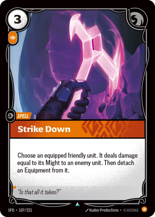 Strike Down (Spell) (SFD-107/221) (UnCommon)