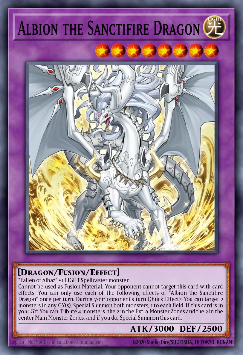 Albion the Sanctifire Dragon (MONSTER) (RA05-EN037)
