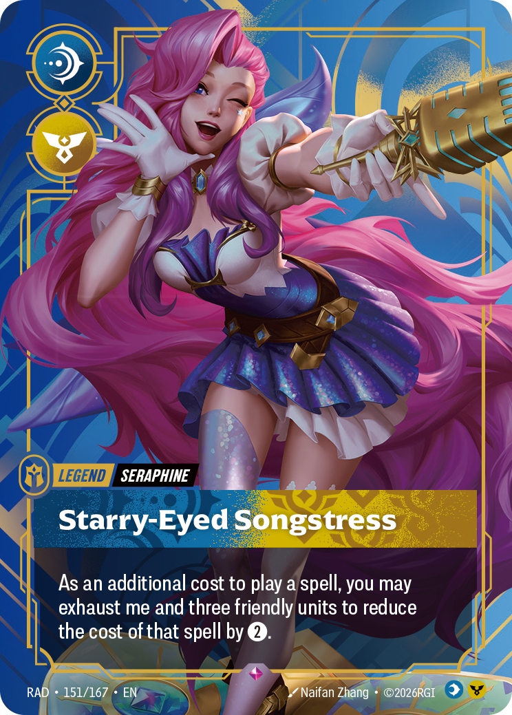 Starry-Eyed Songstress (Legend) (RAD-151/167) (Rare)