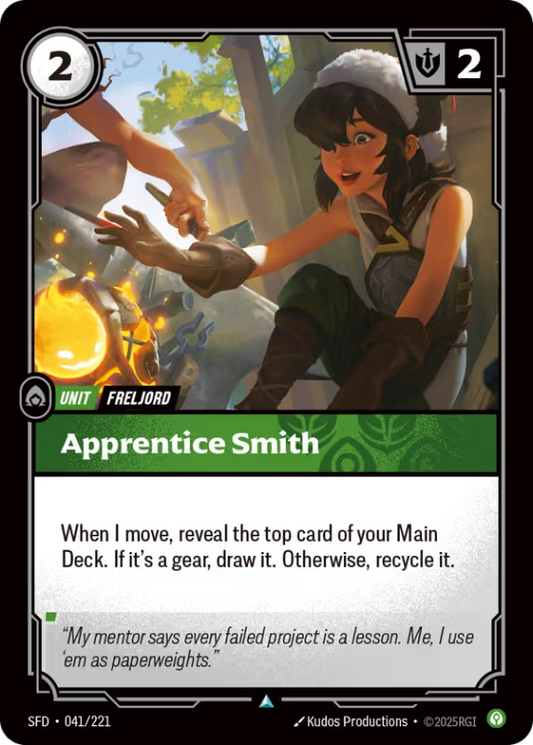 Apprentice Smith (Unit) (SFD-041/221) (UnCommon)