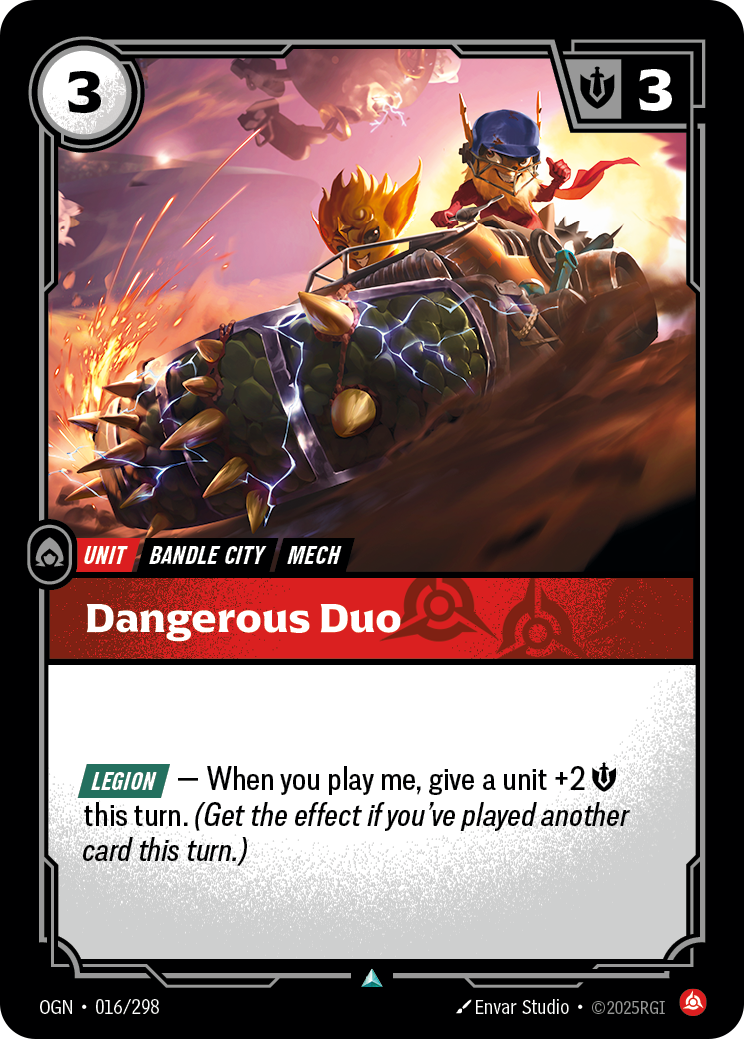 Dangerous Duo (Unit) (OGN-016/298) (Uncommon)
