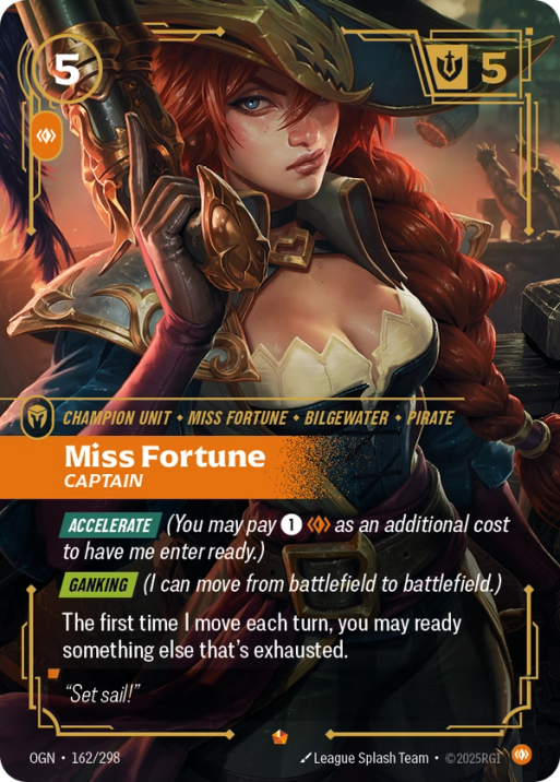 Miss Fortune (Captain) (Champion Unit) (OGN-162/298)