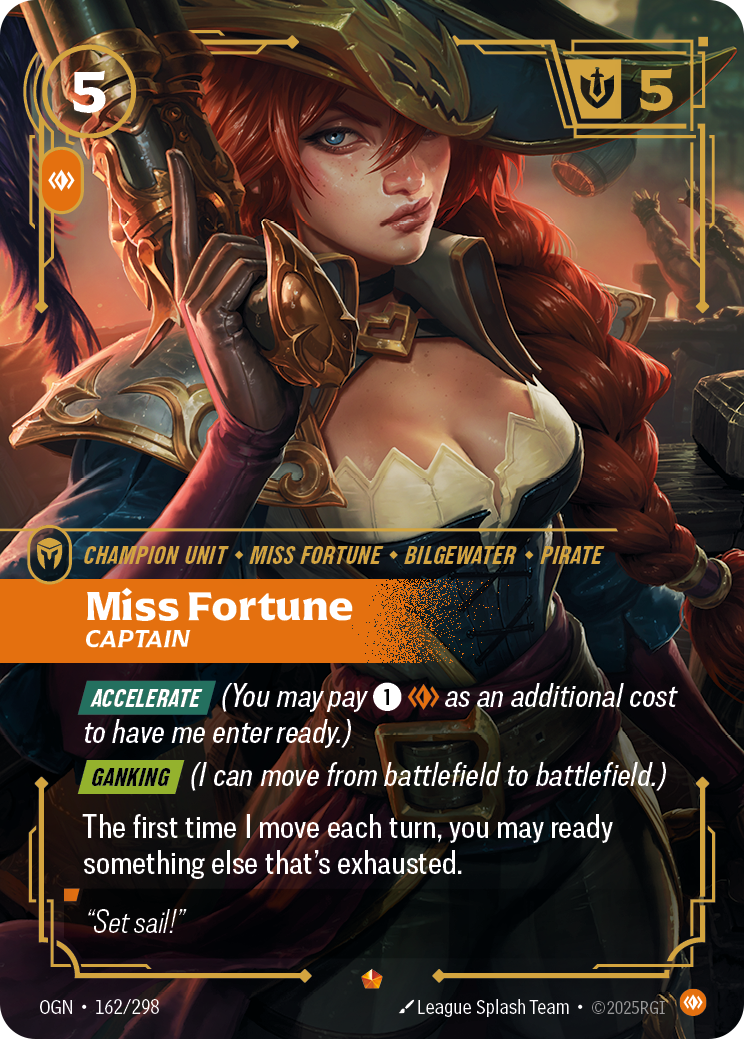 Miss Fortune, Captain (Champion Unit) (OGN-162/298) (Epic)