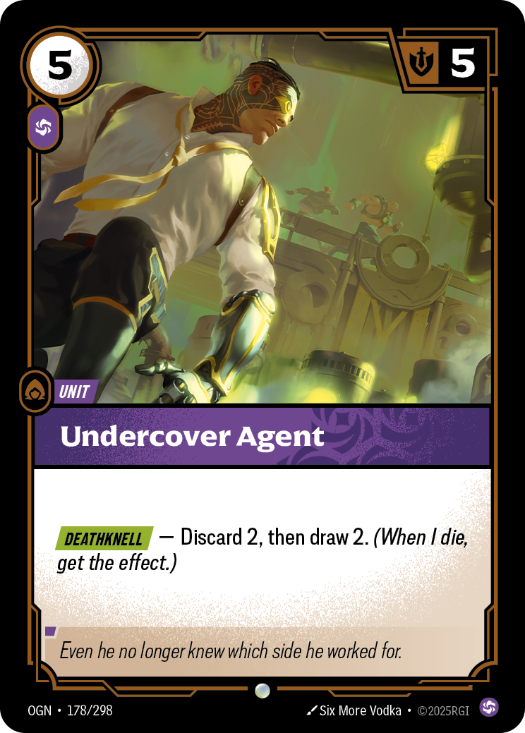 Undercover Agent (Unit) (OGN-178/298) (Common)