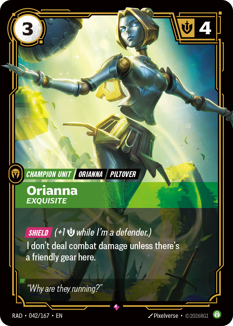 Orianna, Exquisite (Unit) (RAD-042/167) (Rare)