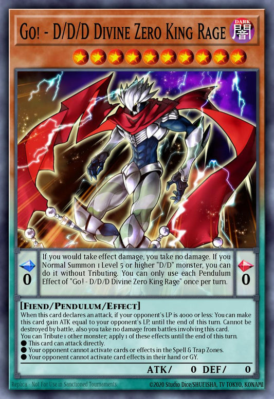 Go! - D/D/D Divine Zero King Rage (MONSTER) (GFP2-EN080) (UR)