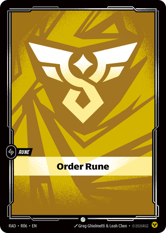Order Rune (Rune) (RAD-R06) (Common)