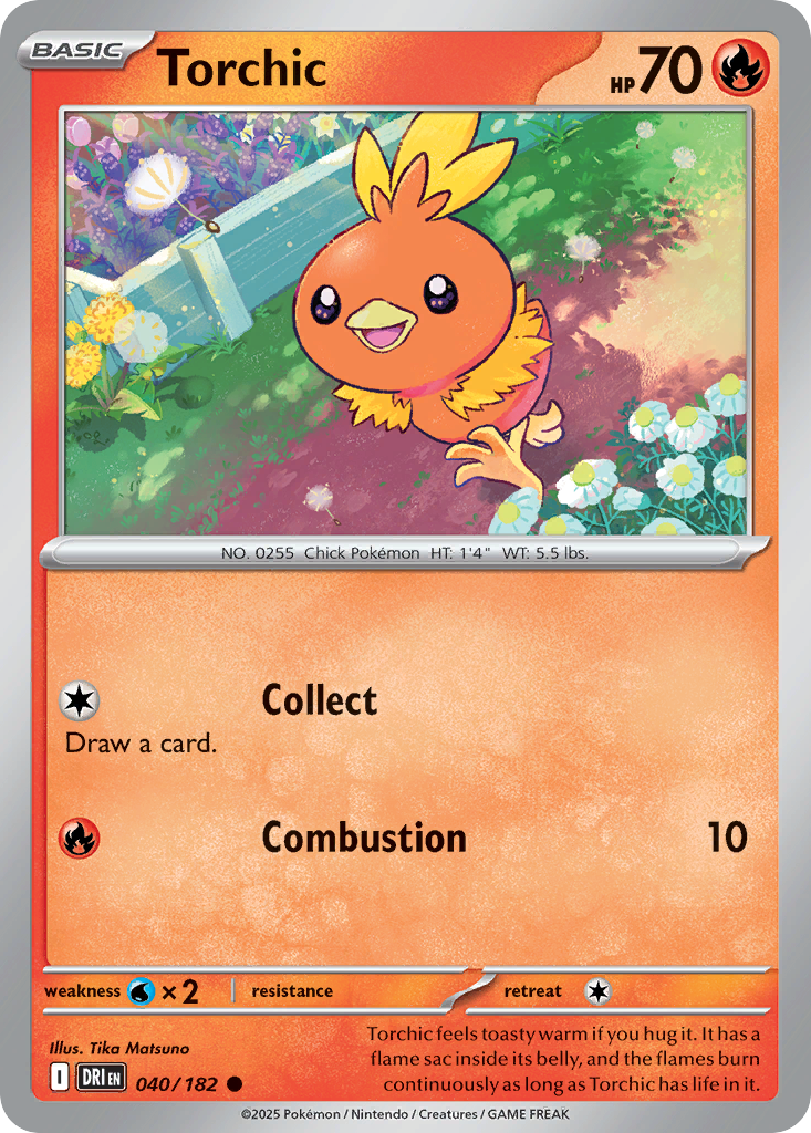 Torchic (Basic Pokémon) (DRI-040/182) (Common)