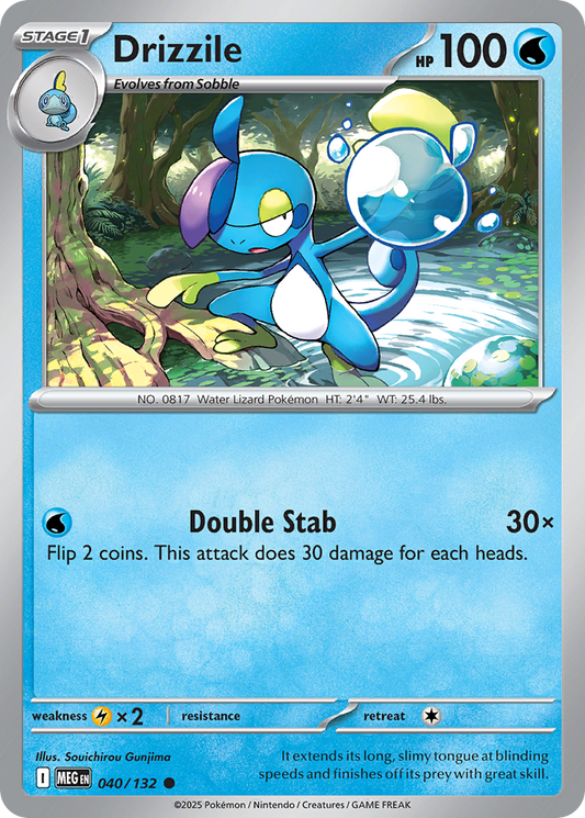 Drizzile (Stage 1 Pokémon) (MEG-040/132) (Common)