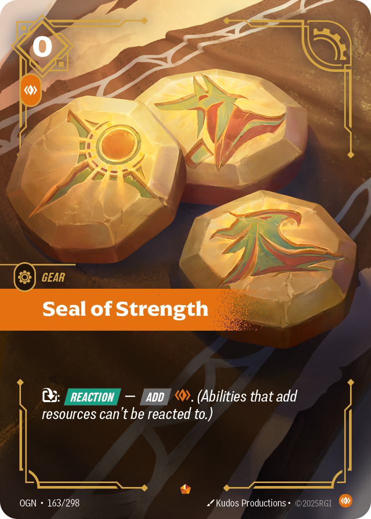 Seal of Strength (Gear) (OGN-163/298) (Epic)