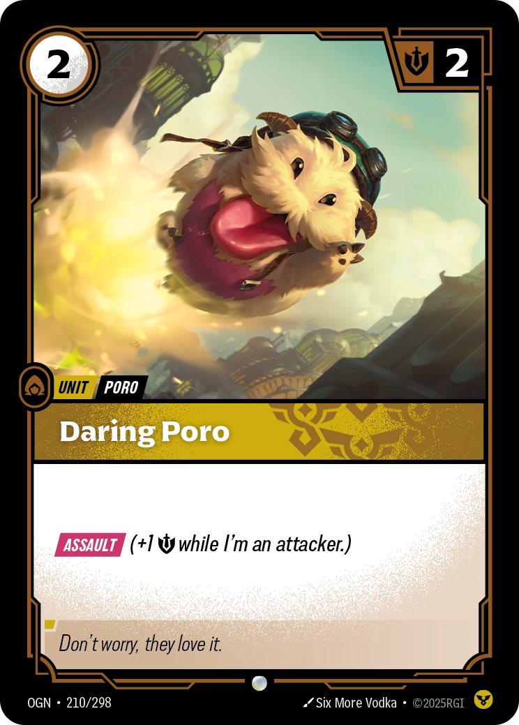 Daring Poro (Unit) (OGN-210/298) (Common)