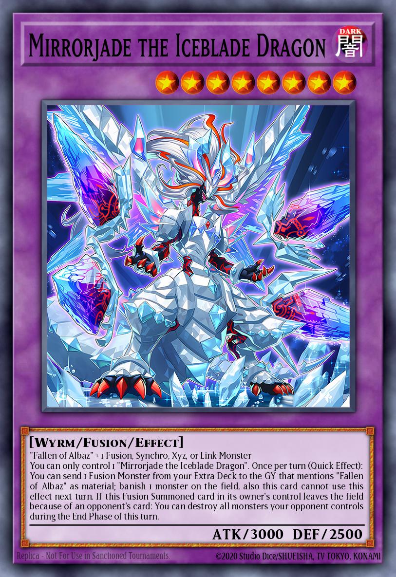 Mirrorjade the Iceblade Dragon (MONSTER) (RA05-EN148) (UR/STAR)