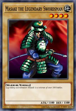 Masaki the Legendary Swordsman (MONSTER) (LOB-EN038) (COMMON)